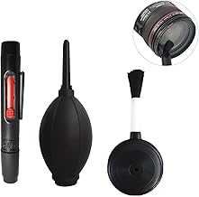 3-Piece Camera Lens Cleaning Kit with Brush and Blower