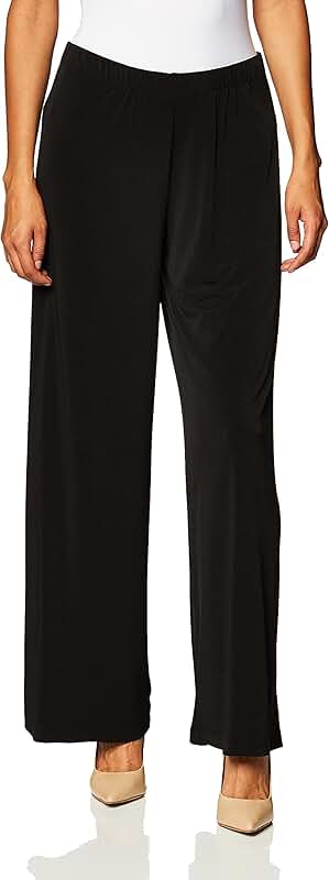 Women's Soft Knit Wide Leg Palazzo Pants