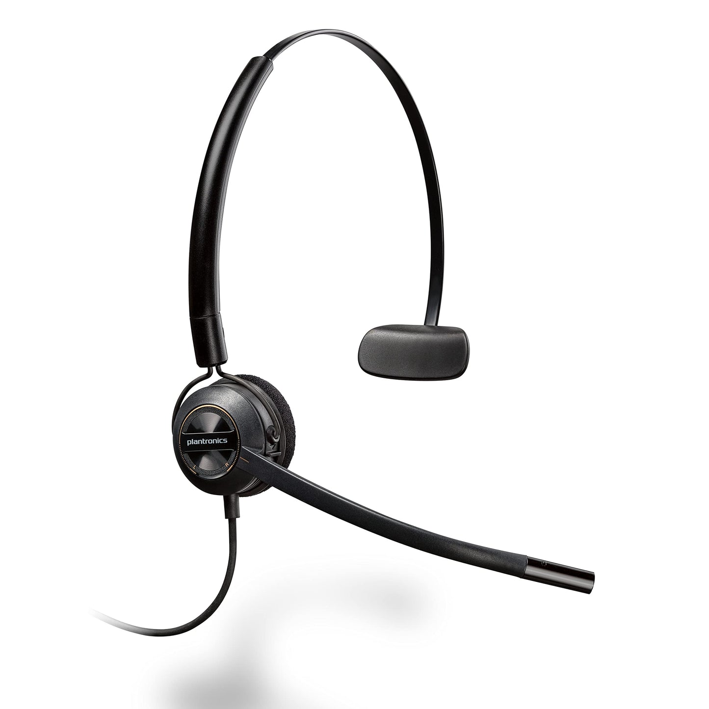 Plantronics - EncorePro HW540 Convertible Headet - Wired Convertible (3 wearing styles) Headset with Boom Mic - Connect to your PC and/or Deskphone