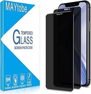 Two tempered glass screen protectors for iPhone models