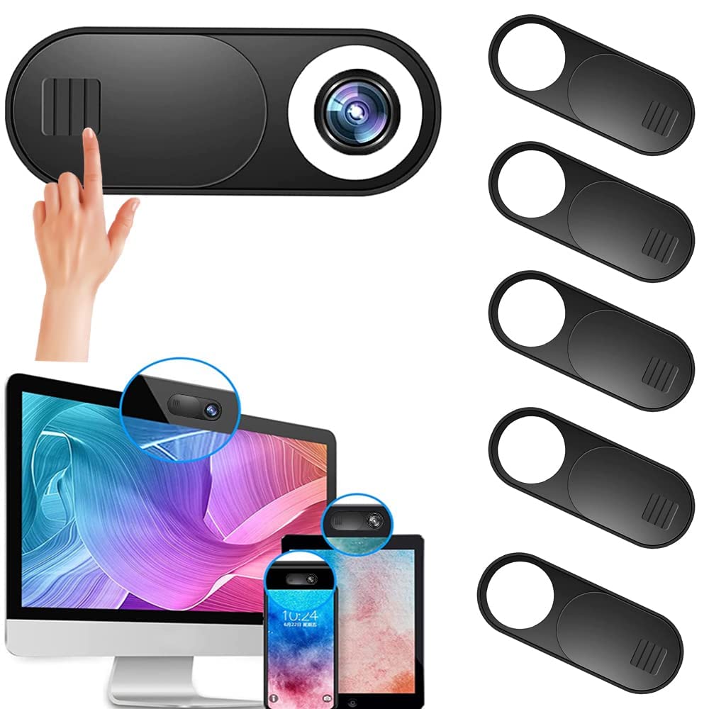 Six Ultra Thin Round Hole Laptop Camera Covers