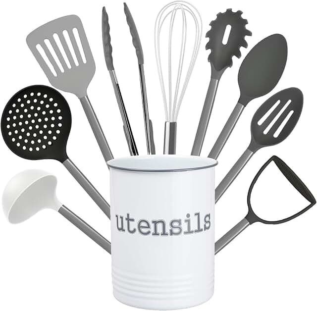 10-Piece Nylon Cooking Utensil Set with Holder
