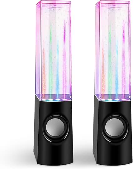 Colorful LED Water Speaker with Fountain Light Show
