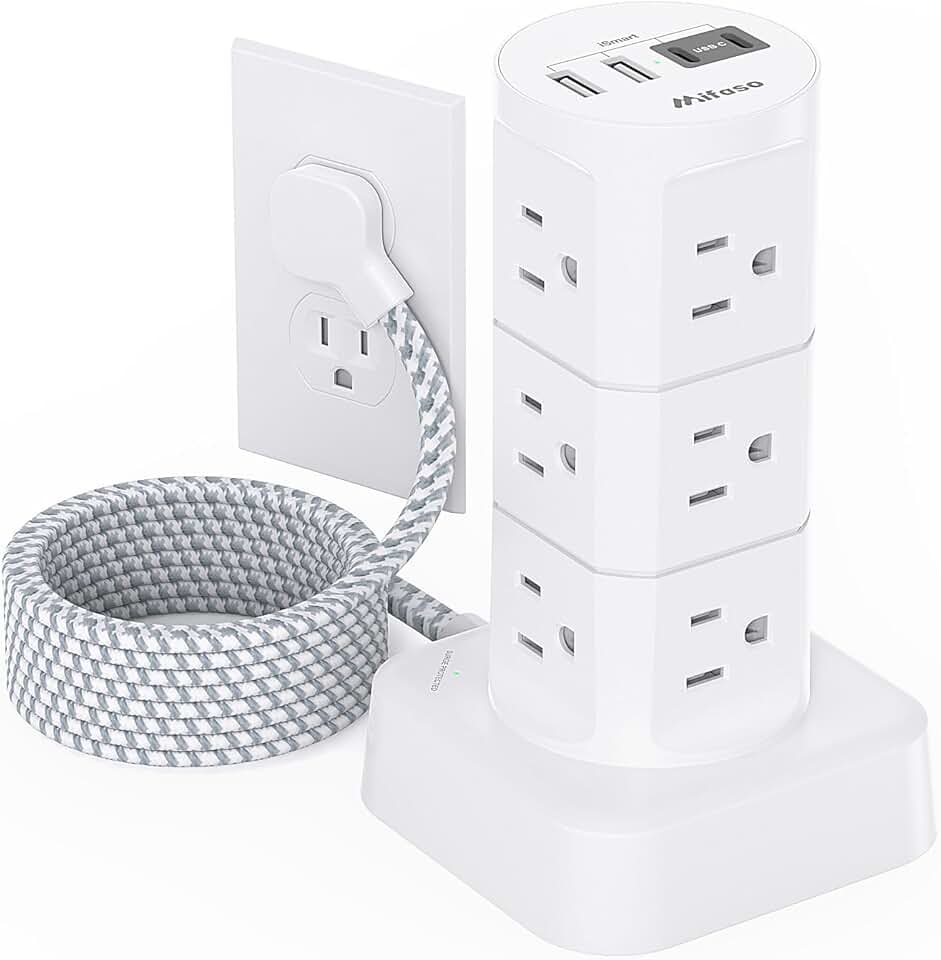 Power Strip with Surge Protection and USB Ports