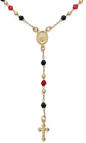 Catholic Christian Prayer Rosary Beads Necklace