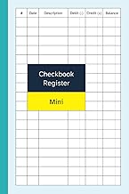 Mini Pocket Checkbook Register for Transactions