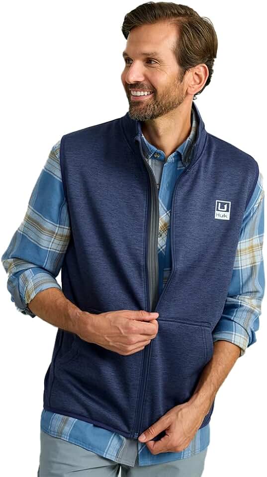 Men's insulated water-resistant cold weather vest