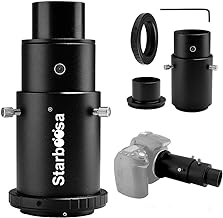 Telescope Camera Adapter for Prime-Focus or Eyepiece Photography
