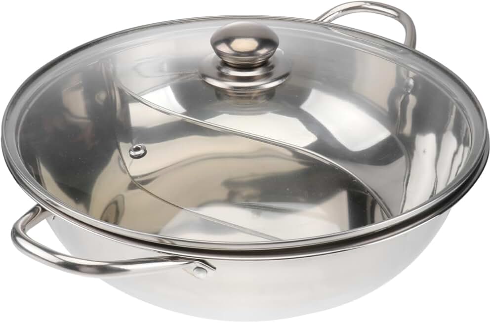 Multifunctional Stainless Steel Induction Cooker Pot with Lid
