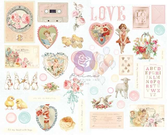 Embellishment Shapes with Foil Accents