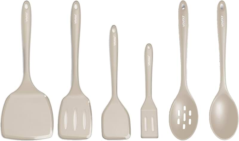 White Food Grade Silicone Kitchen Utensil Set