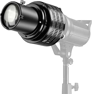 Optical Snoot Kit with Gobos and Inserts for Studio Lighting