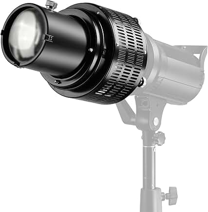 Optical Snoot Kit with Gobos and Inserts for Studio Lighting