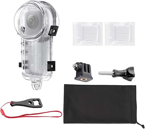 Waterproof Dive Case for Insta 360 X4, 50m Depth