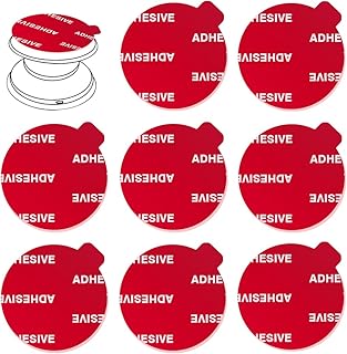 Set of 8 clear double-sided adhesive pads for phone mounts