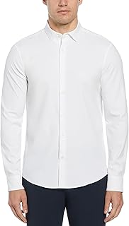 Men's Slim Fit Long Sleeve Dress Shirt