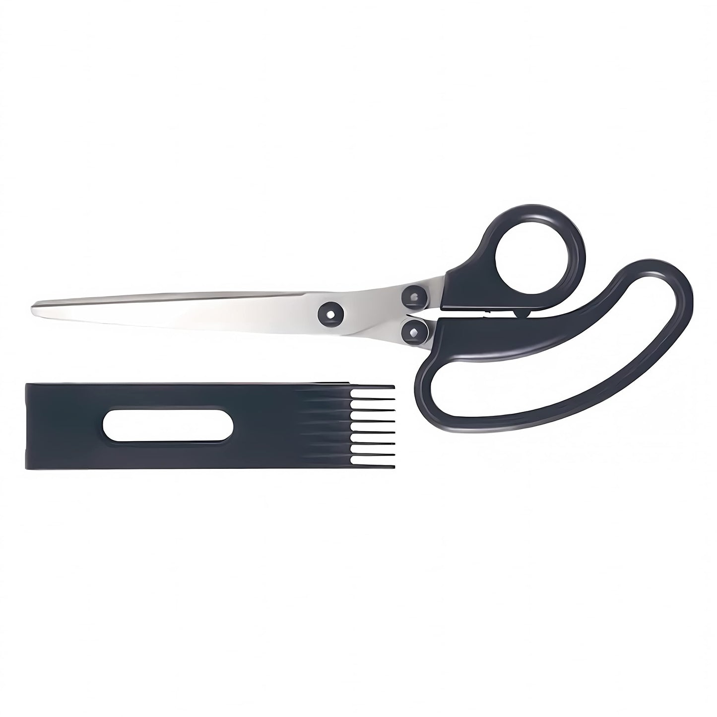 7-Blade Shredder Scissors, 7.9 inches, Black