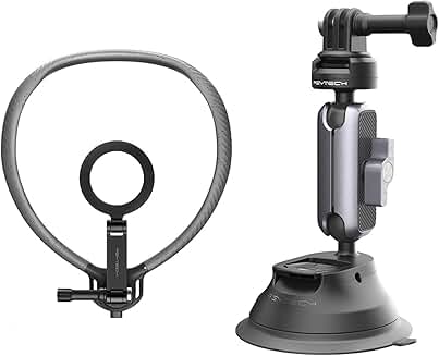 Magnetic Smartphone Neck Mount with Suction Cup
