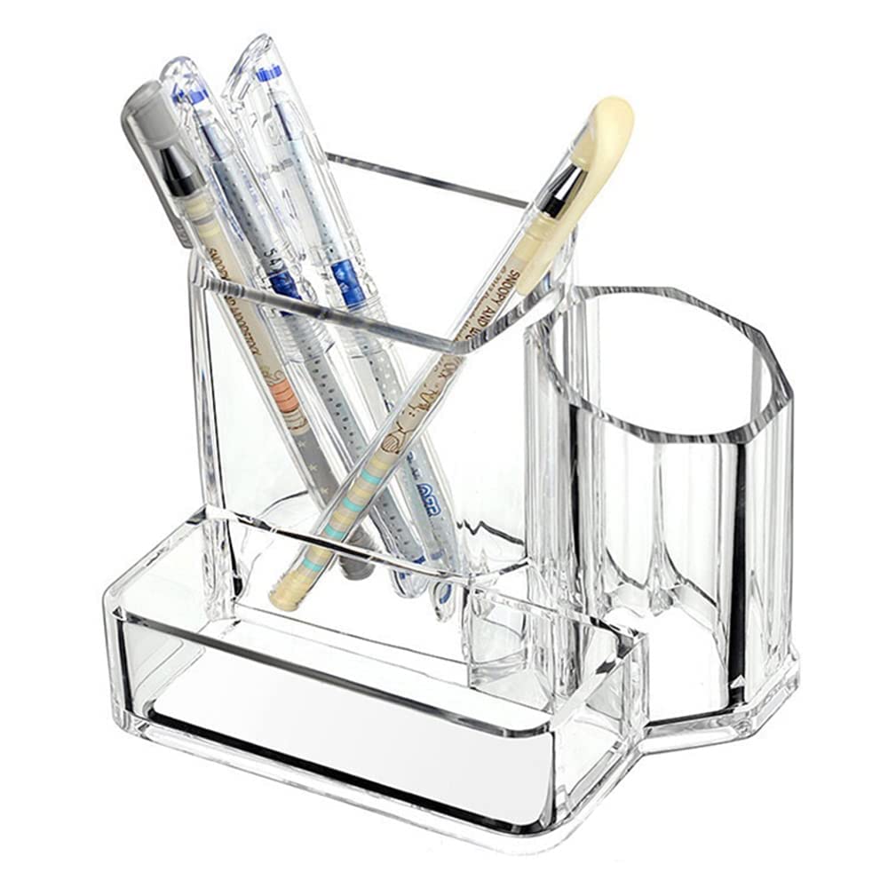 Acrylic Desk Organizer with 3 Compartments
