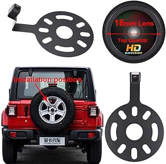 High-Definition Rear View Camera for Parking and Night Vision