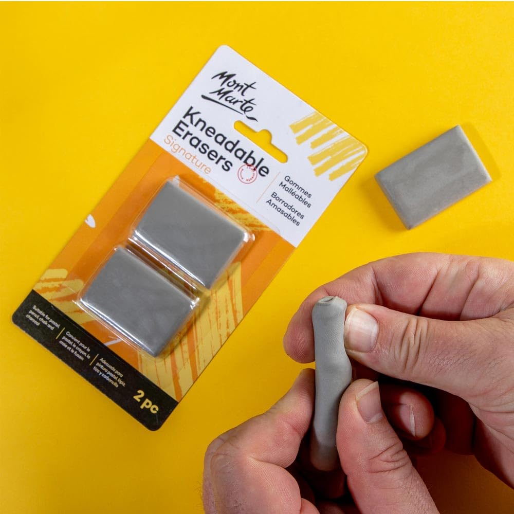 Kneadable Erasers 2-Pack for Drawing and Sketching