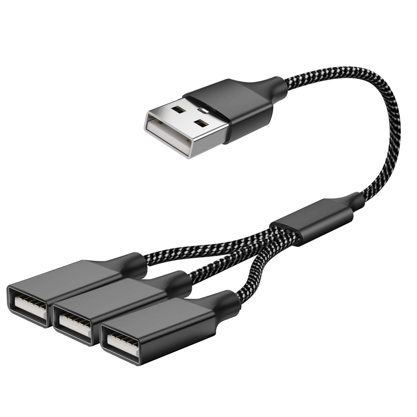 USB 1 in 3 Out Splitter, 11.8in/30cm