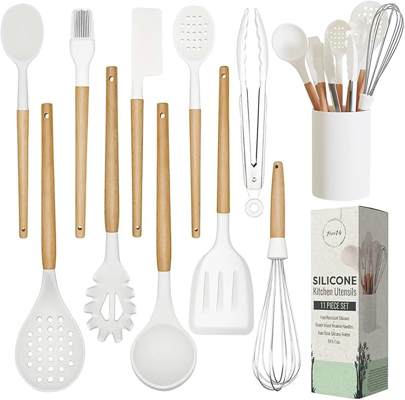 Stainless Steel Serving Utensil Set, Dishwasher Safe