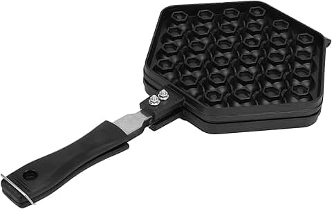Cast Iron Aebleskiver Pan with Handle for Mini Pancakes and More