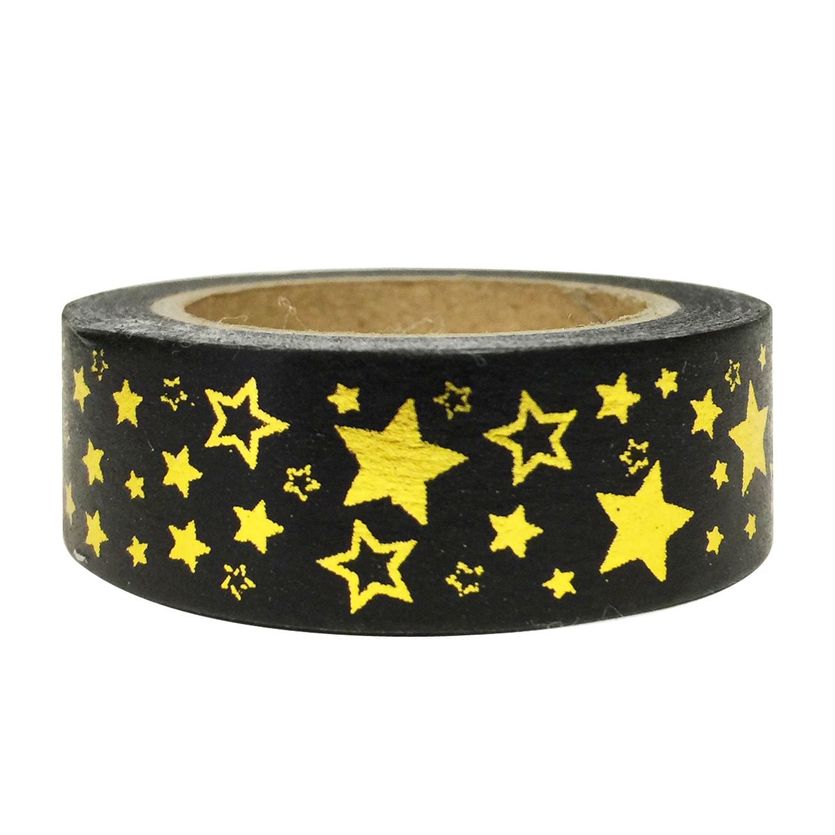 Colorful Washi Tape with Gold Stars