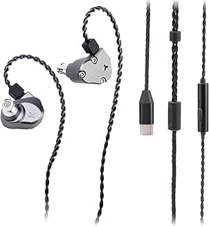 Wired In-Ear Earphones with Microphone and Custom EQ