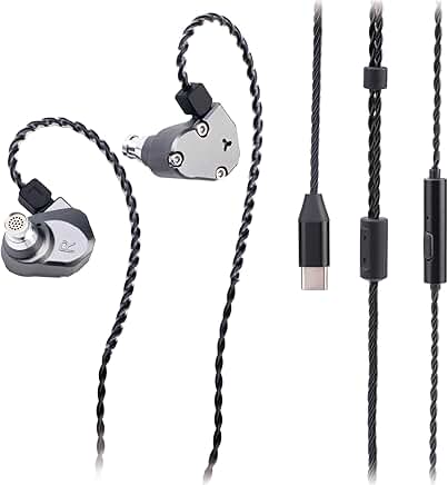 Wired In-Ear Earphones with Microphone and Custom EQ