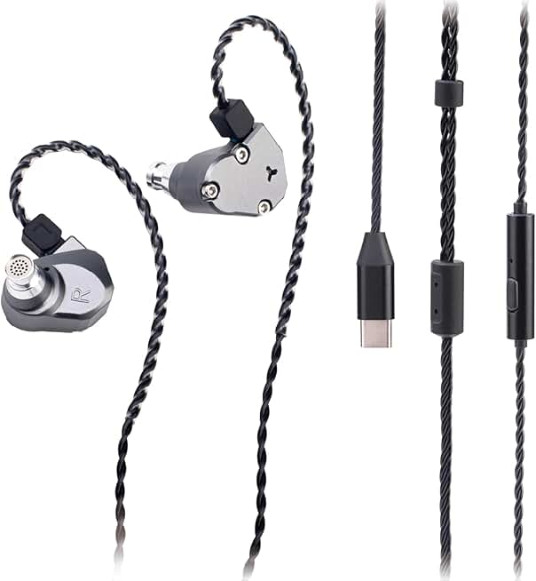 Wired In-Ear Earphones with Microphone and Custom EQ