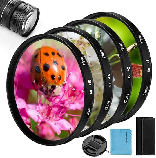 77mm Close-up Filter Kit with 4 Macro Filters