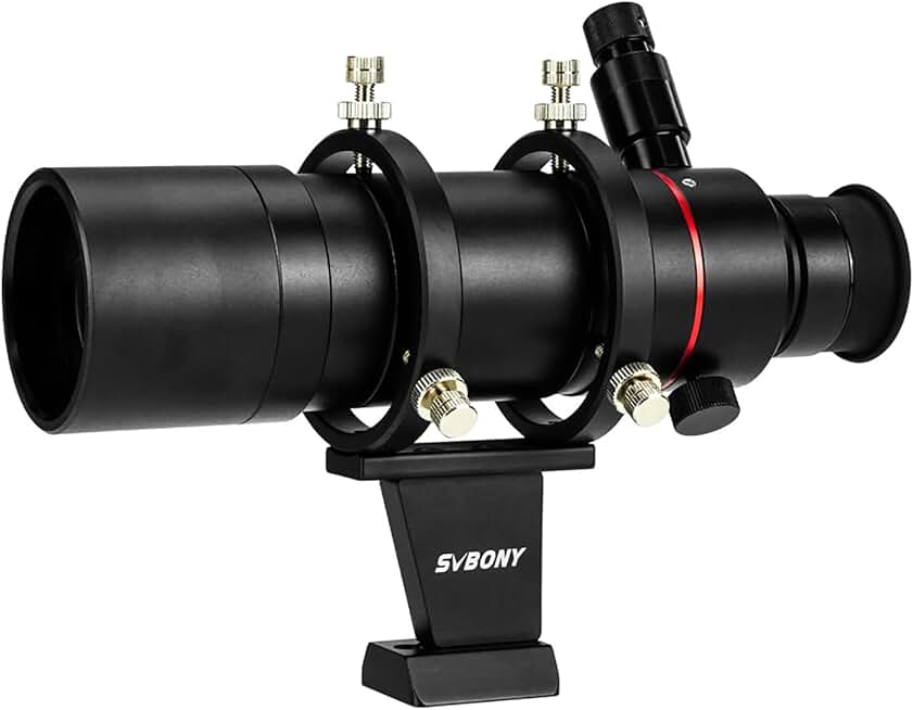 8x50 Finder Scope with Illuminated Lens
