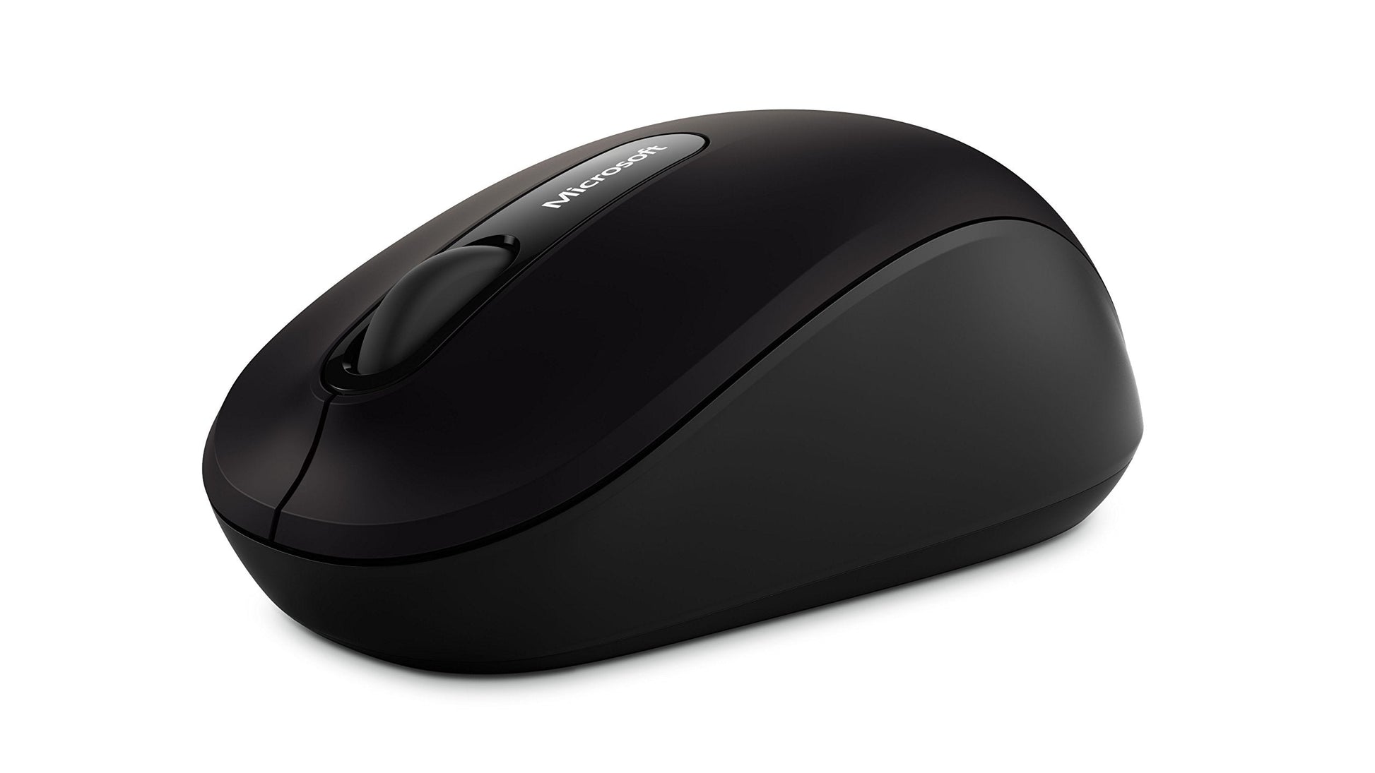 Bluetooth Mobile Mouse 3600 - Black. Comfortable Design, Right/Left Hand Use, 4-Way Scroll Wheel, Wireless Bluetooth Mouse for PC/Laptop/Desktop, Works with for Mac/Windows Computers