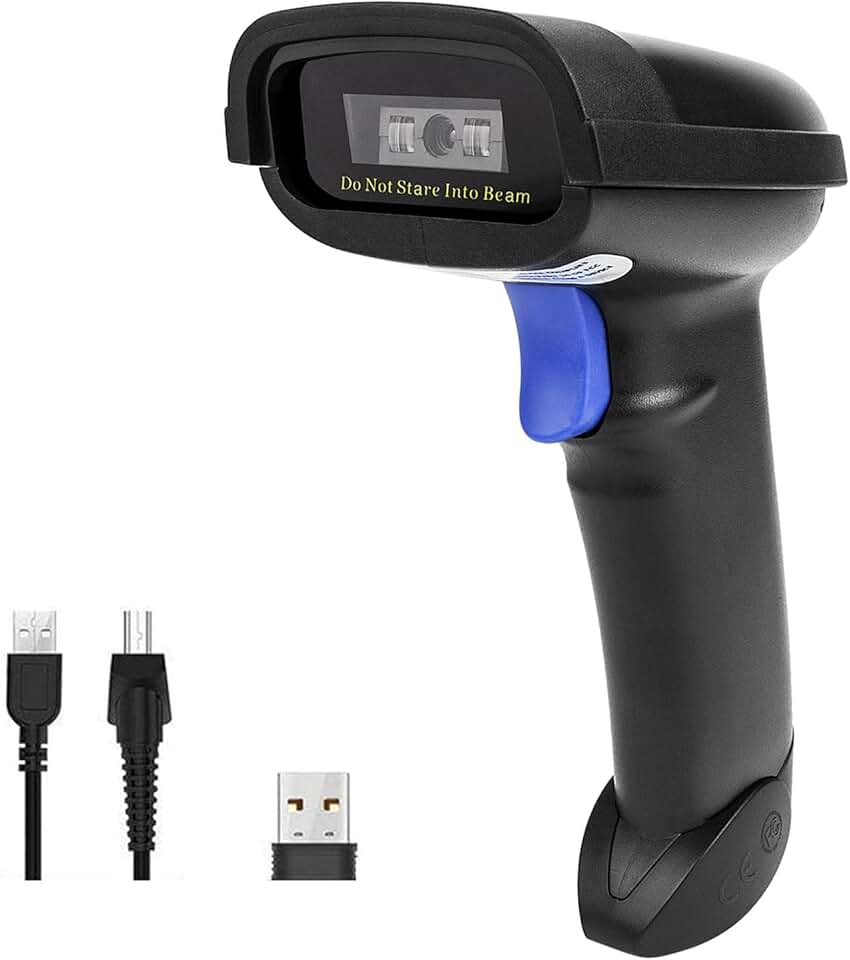 Wireless and Wired Bluetooth Barcode Scanner