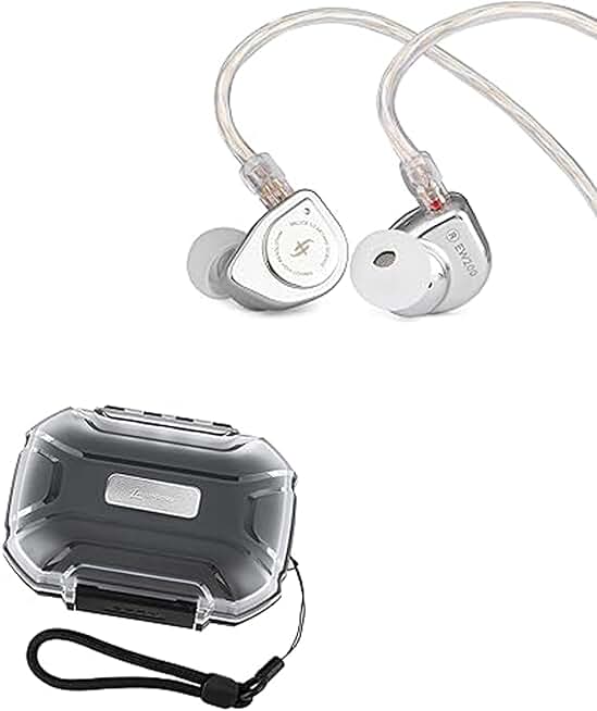 In-Ear Earphones with 10mm Driver and Hard Case