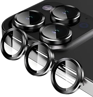 2 Pack Camera Lens Protectors for iPhone 16 Pro Max
