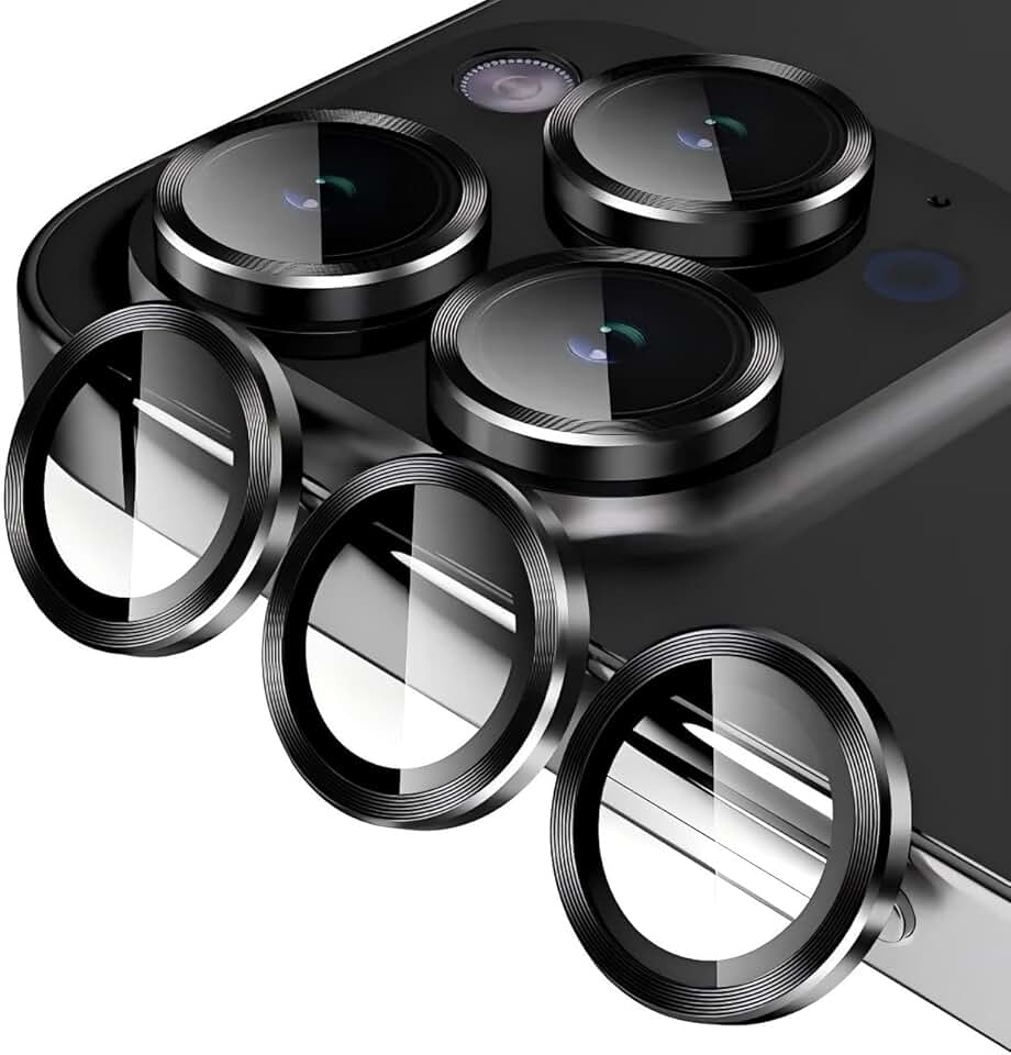 2 Pack Camera Lens Protectors for iPhone 16 Pro Max