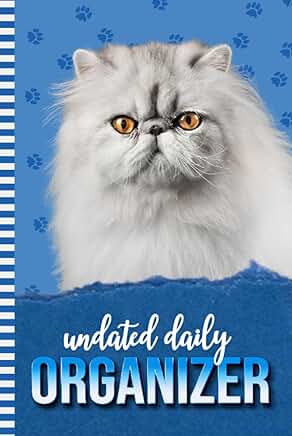 Daily Organizer with Cat and Paw Print Cover
