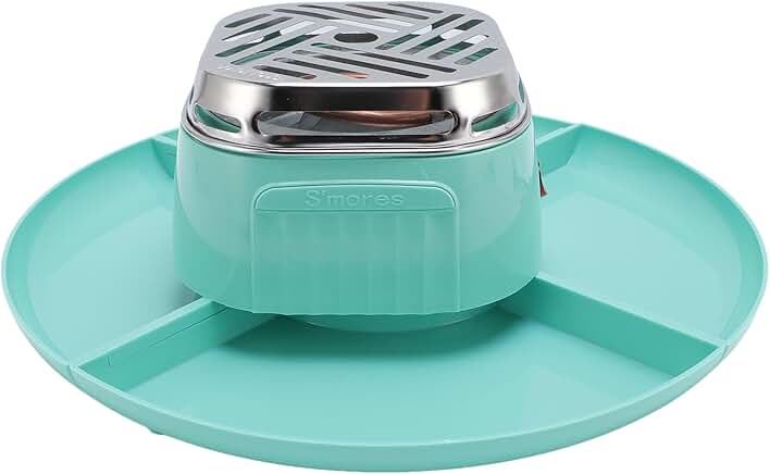 Indoor s'mores maker with 4 trays and adjustable heat