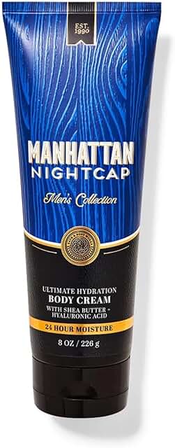 Men's 8 oz Body Cream with Manhattan Nightcap scent