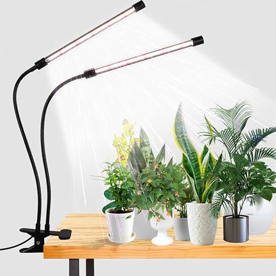 Full Spectrum LED Grow Light with Dimming and Timer