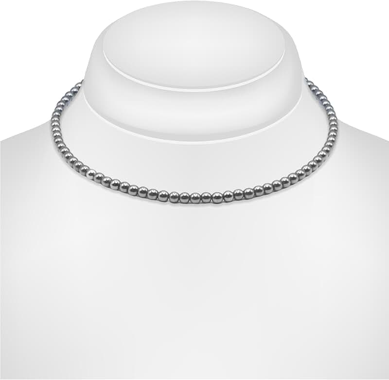 Healing crystal jewelry with genuine gemstones in various bead sizes and lengths
