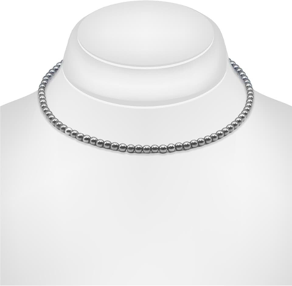 Healing crystal jewelry with genuine gemstones in various bead sizes and lengths