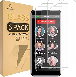 3-Pack Tempered Glass Screen Protector for RAZ Phone