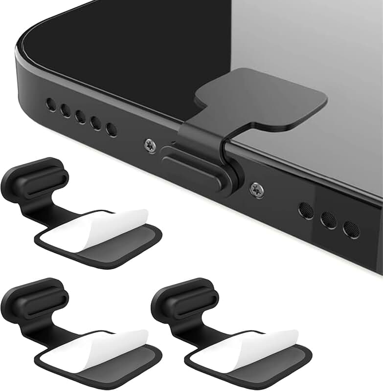 3-Pack USB Type-C Dust and Anti-Lost Plugs