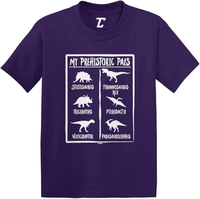 Cute Dinosaur T-Shirt for Infants and Toddlers