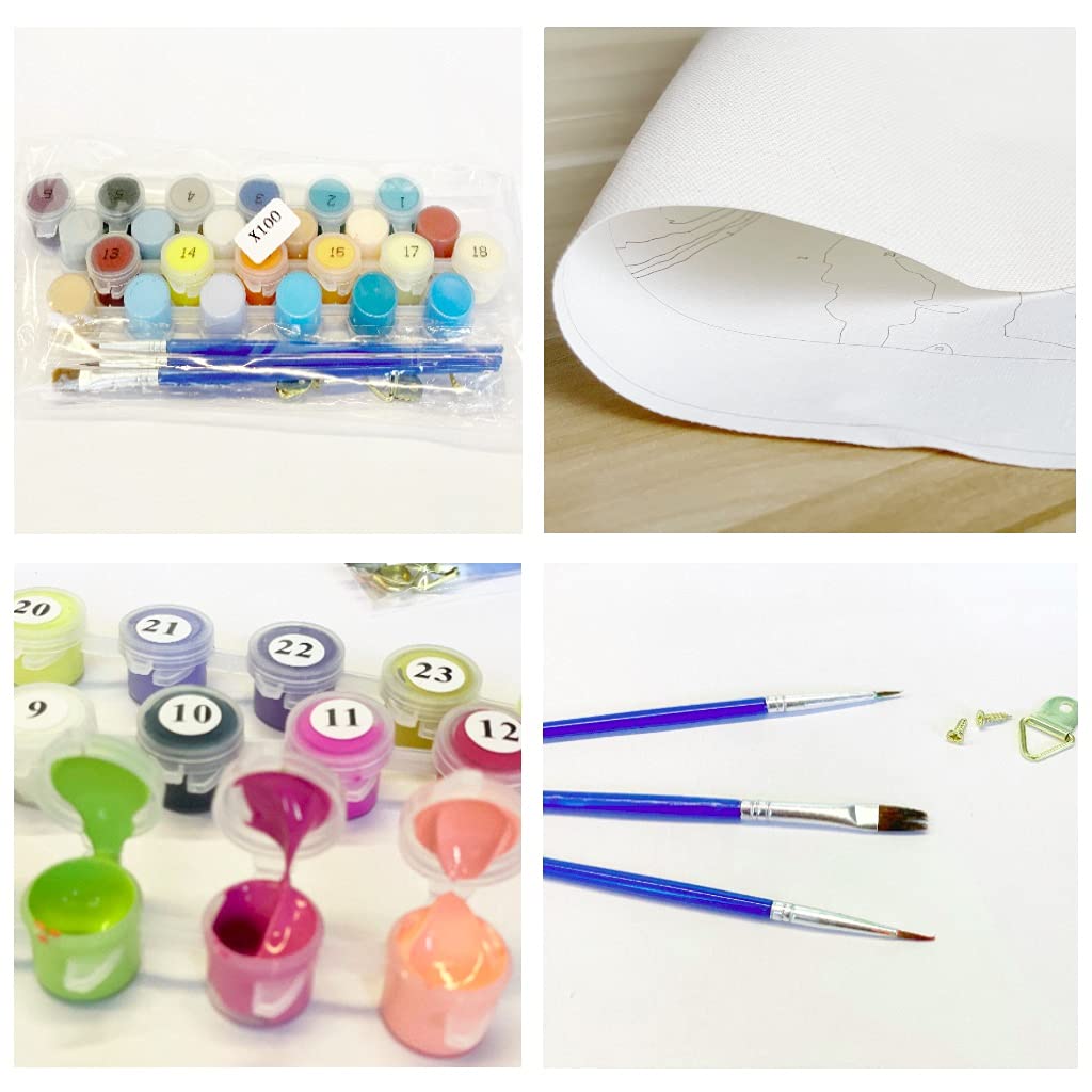 Paint by Number Kit for Adults and Kids 16x20 inch