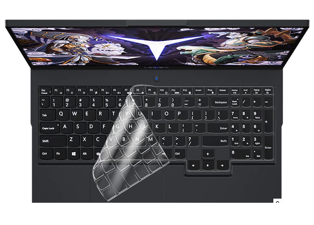 Clear keyboard skin for gaming laptops
